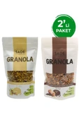 Sade Organik YER FISTIKLI - İNCİR ÜZÜM GRANOLA 200 GR 2 Lİ PAKET - 1