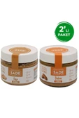 Sade Organik %100 Kaju Ezmesi - %100 Badem Ezmesi 2'li Paket - 1