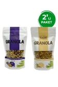 Sade Gurme YER FISTIKLI -YABAN MERSİNLİ GRANOLA 200 GR 2 Lİ PAKET - 1