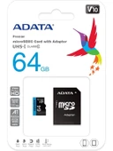 Adata 64GB Premier microSDHC Card with Adapter UHS-I Class10 V10 Hafıza Kartı - 2