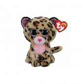TY Beanie Boos Kahverengi Benekli Peluş Leopar Livvie 15 cm - 1