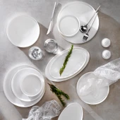 Schafer Superfine Bone Lumiere Yemek Takımı 56 Parça-Platin - 1