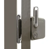 LOCINOX Yüzeye Monte Sürgülü Kapı Kilidi GÜMÜŞ RENGİ - 4