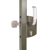 LOCINOX Yüzeye Monte Sürgülü Kapı Kilidi GÜMÜŞ RENGİ - 1