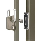 LOCINOX Yüzeye Monte Sürgülü Kapı Kilidi GÜMÜŞ RENGİ - 2