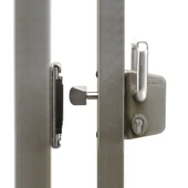 LOCINOX Yüzeye Monte Sürgülü Kapı Kilidi GÜMÜŞ RENGİ - 3