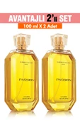 2'Li Set  Alberto Taccini PASSION Kadın Parfümü -100 ml - 1