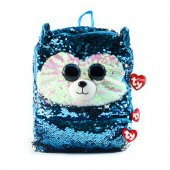 TY Fashion Pullu Sırt Çantası Husky Köpek Slush  27 cm - 1