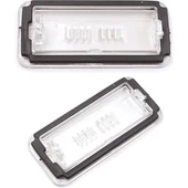 FIAT 500 500C ve LİNEA için PLAKA LAMBASI CAMI     51800472 - 1