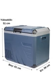 Desdy 45 Litre Kompresörlü Oto Buzdolabı - 2