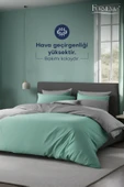 Lastikli Çarşaflı Nevresim Takımı Çift Kişilik ( 2 Adet Yastık Kılıflı) - 6