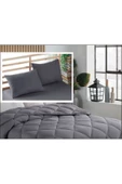 Formeya Antrasit Tek Kişilik Yorgan ve Yastık Seti 155x215 cm thumbnail 2