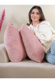 Formeya Çift Tarafı Wellsoft Kumaş 2'li 35x55 cm Hediyelik Dekoratif Pelüş Kırlent Kılıfı Yastık Kılıfı - 11