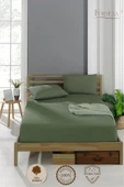 Formeya %100 Pamuk Tek/Çift Kişilik Fitted Çarşaf Fitted Penye Çarşaf - 11