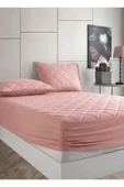 Alez Kahverengi %100 Pamuk Kapitone Yatak Koruyucu Alez Fitted Çarşaf (16 Ebat) - 6