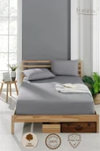 Formeya %100 Pamuk Tek/Çift Kişilik Fitted Çarşaf Fitted Penye Çarşaf - 9