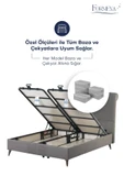 6 Adet Büyük Boy Yatak Baza Altı Çok Amaçlı Hurç 64 x 45 x 22 Cm - 8