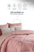 Tek Kişilik Lüx Pudra Çift Taraflı Wellsoft Yorgan 155 X 215 Cm - 3