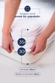 Kapitone Fitted Full Kenar Su Sıvı Geçirmez %100 Pamuk Yatak Koruyucu Alez Tek Çift Battal (16 Ebat) - 4