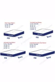 Alez Gri Kapitone Yatak Koruyucu Alez Fitted Çarşaf - 3