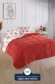 Çift Kişilik Lüx Wellsoft Yorgan Çift Taraflı Yastık Kılıflı 195x215 cm Yorgan + Yastık Kılıfı Set - 2
