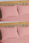 4'lü Beyaz Fermuarlı Sıvı Geçirmez Yastık Alezi Yastık Koruyucu - 2