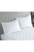 Formeya 2 Adet Silikon Yastık Ve 2 Adet %100 Pamuk Kapitone Yastık Koruyucu 50 X 70 cm - 3