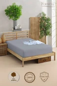 %100 Pamuk Tek/Çift Kişilik Fitted Çarşaf Fitted Penye Çarşaf - 8