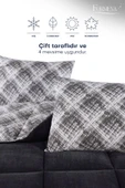 Çift Kişilik Lüx Wellsoft Yorgan Çift Taraflı Yastık Kılıflı 195x215 cm Yorgan + Yastık Kılıfı Set - 9