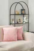 Formeya Çift Tarafı Wellsoft Kumaş 2'li 44x44 cm Hediyelik Dekoratif Pelüş Kırlent Kılıfı Yastık Kılıfı - 8