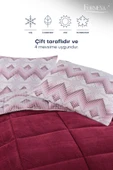 Çift Kişilik Lüx Wellsoft Yorgan Çift Taraflı Yastık Kılıflı 195x215 cm Yorgan + Yastık Kılıfı Set - 6