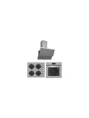 Silverline BO6502S02 - CS5335S01 - 3420 Classy 60 Gri Cam Ankastre Set thumbnail 1