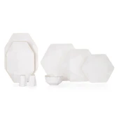 Schafer Superfine Bone Star Yemek Takımı 56 Parça-Gold - 4