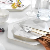 Schafer Superfine Bone Star Yemek Takımı 56 Parça-Gold - 2