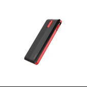 SWORD 10.000mAh Kendinden Kablolu Hızlı Güvenli Şarj Taşınabilir Siyah Powerbank iPhone,Android Uyumlu SW-10PO3 - 4