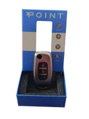 Renault Megane 4 / Clio 5 Anahtar Uyumlu Silikon Oto Anahtar Kumanda Kabı Kılıf Füme - 4