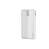 SWORD 10.000mAh Kendinden Kablolu Hızlı Güvenli Şarj Taşınabilir Beyaz Powerbank iPhone,Android Uyumlu SW-10PO3 - 7