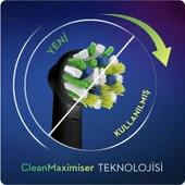 Oral-B Cross Action 3+1 Cleanmaximizer Teknolojili Siyah Yedek Fırça Başlığı - 3