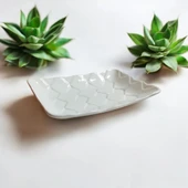 3 adet servis tabağı özel tasarım servis tabağı tavuk dünyası tabağı salata tabağı - 1