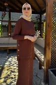 Sezen Triko Takım Kahve - 4