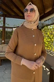 Manolya Camel Triko Hırka - 5