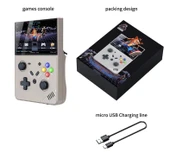 Konsol Plus R43 PRO M18 Retro Taşınabili El Oyun Konsolu 20 000 Oyunlu Gri - 5