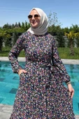 Hale Elbise Siyah - 3