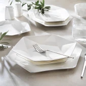 Schafer Superfine Bone Star Yemek Takımı 56 Parça-Platin - 2