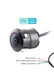 EXVOL GERİ GÖRÜŞ PARK KAMERASI 1080P AHD 170 DERECE AHD-CVBS PARK ÇİZGİ AYARLI SU GEÇİRMEZ - 1