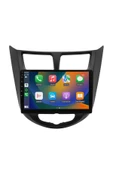 EXVOL HYUNDAİ ACCENT BLUE MULTİMEDYA CARPLAY 9 İNC HD IPS EKRAN 4GB/64GB ANDROİD 12 KAMERA HEDİYELİ thumbnail 1