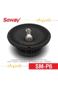 EXVOL SOWAY SM-P6 16 CM KURŞUN GÖBEK MİDRANGE 300W 100RMS OTO HOPARLÖR (2 ADET) - 5
