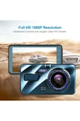 EXVOL ARAÇ İÇİ YOL KAYIT KAMERASI 4 İNC 1296P FULL HD 1.8 LENS YOL+GERİ GÖRÜŞ KAMERALI - 5