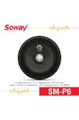 EXVOL SOWAY SM-P6 16 CM KURŞUN GÖBEK MİDRANGE 300W 100RMS OTO HOPARLÖR (2 ADET) - 4