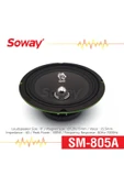 EXVOL SOWAY SM-805A 20CM MİDRANGE KURŞUN GÖBEK 300W 60RMS HOPARLÖR (2ADET) - 2